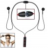Generico Cuffiette auricolari bluetooth wireless BT MIC cuffie spor...
