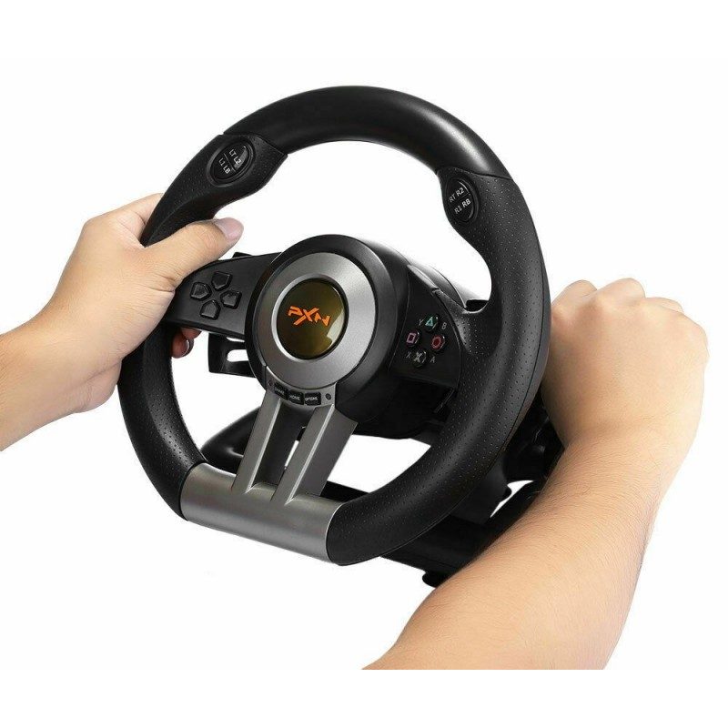 Generico Volante gaming sportivo pedali compatibile PC PS XBOX cons...