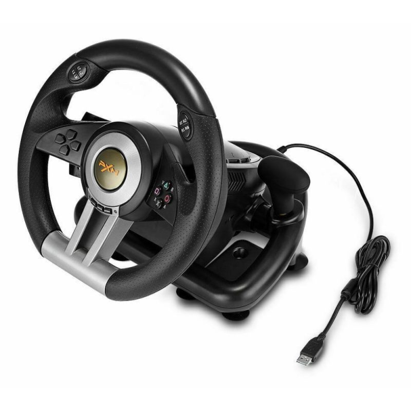 Generico Volante gaming sportivo pedali compatibile PC PS XBOX cons...