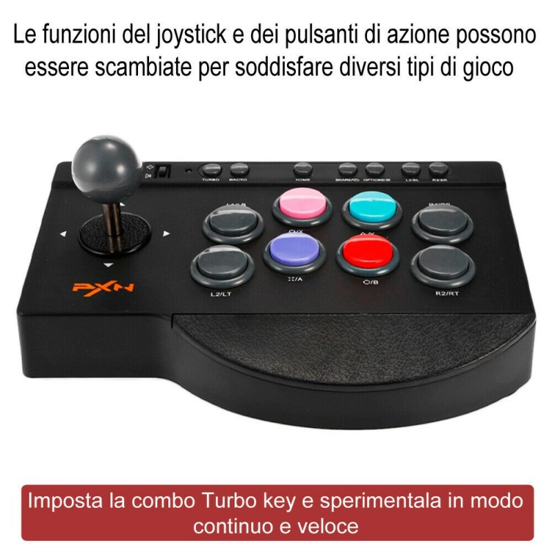 Generico Joystick controller arcade Game cavo USB D-pad retro compa...