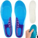 Coppia solette in gel ritagliabili dal 38 al 43 plantari per ridurre lo stress su piedi e caviglie