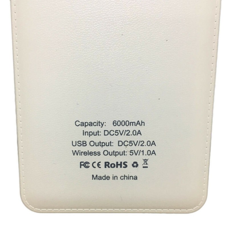 DOBO Power bank caricabatterie Wireless smartphone Tecnologia QI 60...