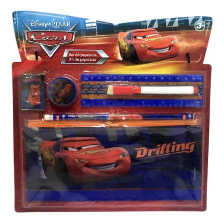 Kit scuola asilo Bambino set accessori Cars Topolino Disney bambini 10 pezzi