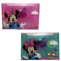 2x Cartellina Minnie Disney portadocumenti fogli scuola bambina cartoon cartella