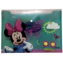 2x Cartellina Minnie Disney portadocumenti fogli scuola bambina cartoon cartella