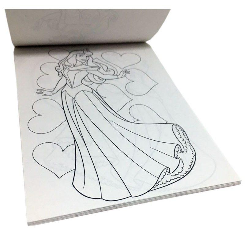 The Walt Disney Company 2x Diari per colorare per Bambine Principes...