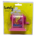 2x Temperino Bambini Titti Looney tunes scuola tweety manuale matita astuccio
