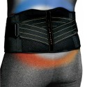 NEW Fascia SCHIENA tutore Lombare gel effetto caldo freddo sport dolori supporto