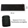 DOBO Tastiera silicone flessibile USB PS2 laptop PC notebook imperm...