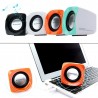 Generico Coppia casse altoparlanti PC jack 3.5mm USB laptop CMK208 ...