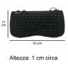 Generico Tastiera USB ultra sottile cablata PC notebook Waterproof ...