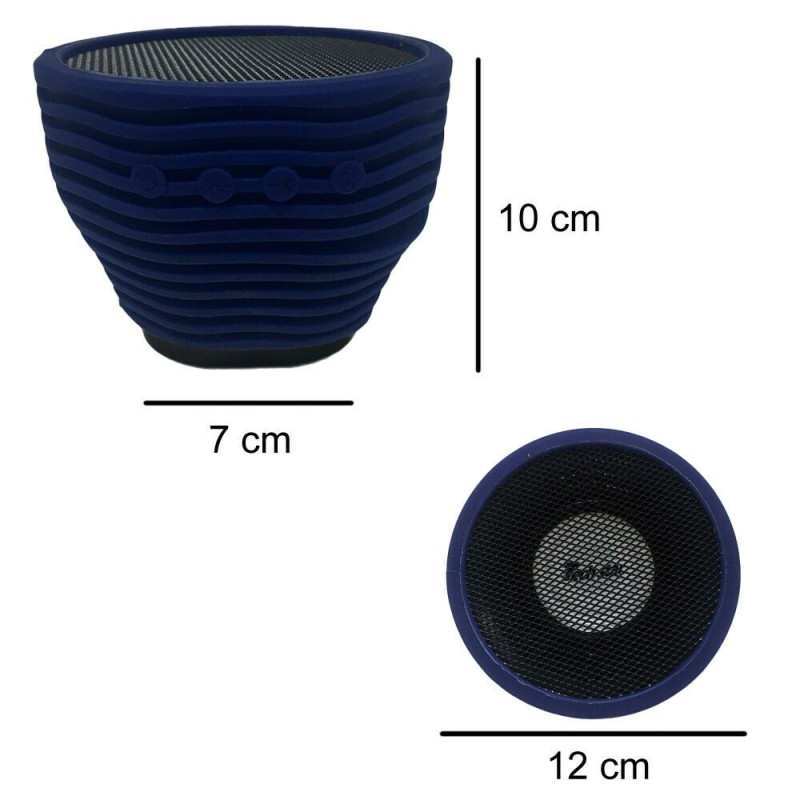 Generico Cassa speaker A9 portatile bluetooth PC TF USB AUX gommata...