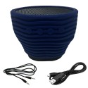 Cassa speaker A9 portatile bluetooth PC TF USB AUX gommata musica smartphone