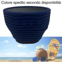 Cassa speaker A9 portatile bluetooth PC TF USB AUX gommata musica smartphone