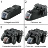 Generico Doppio caricatore Joypad per Playstation 4 controller PS4 ...
