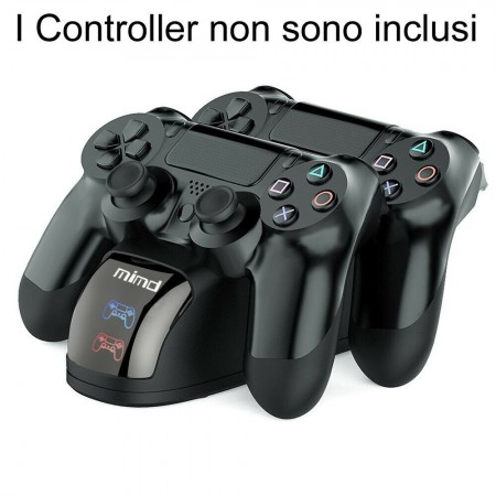Doppio caricatore Joypad per Playstation 4 controller PS4 dualshock 2 micro USB