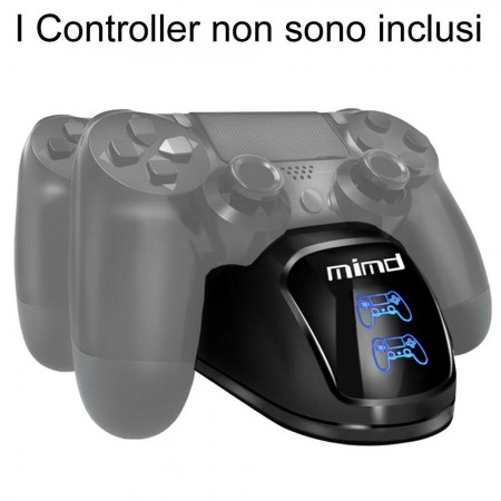 Doppio caricatore Joypad per Playstation 4 controller PS4 dualshock 2 micro USB