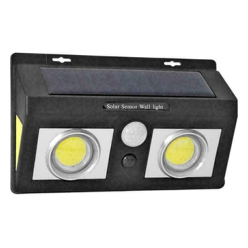 Generico Faretto esterno 40W faro luce 62 LED cob sensore movimento...