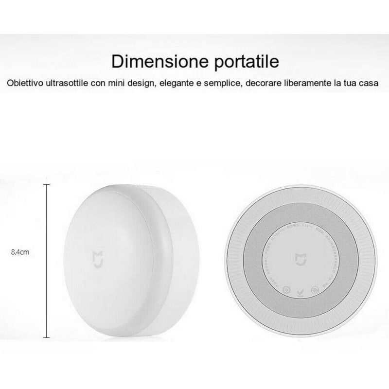 Xiaomi® Lampada luce led notturna XIAOMI Mi sensore movimento desig...