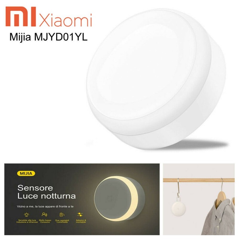 Lampada luce led notturna XIAOMI Mi sensore movimento design moderno luce calda