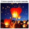 DOBO 30x Lanterna mongolfiera cinese volante forma CUORE festa matr...
