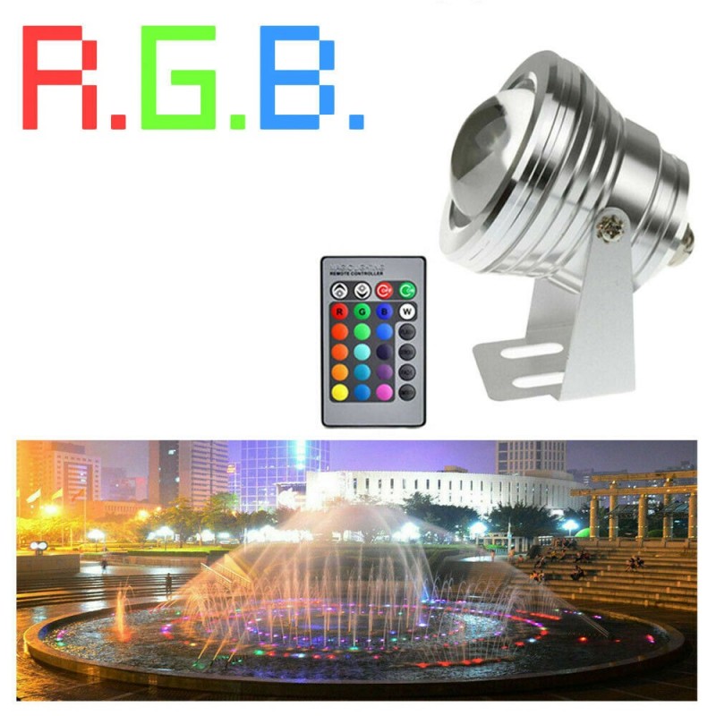 DRIWEI Faretto proiettore LED 10W immersione subacqueo luce fredda ...