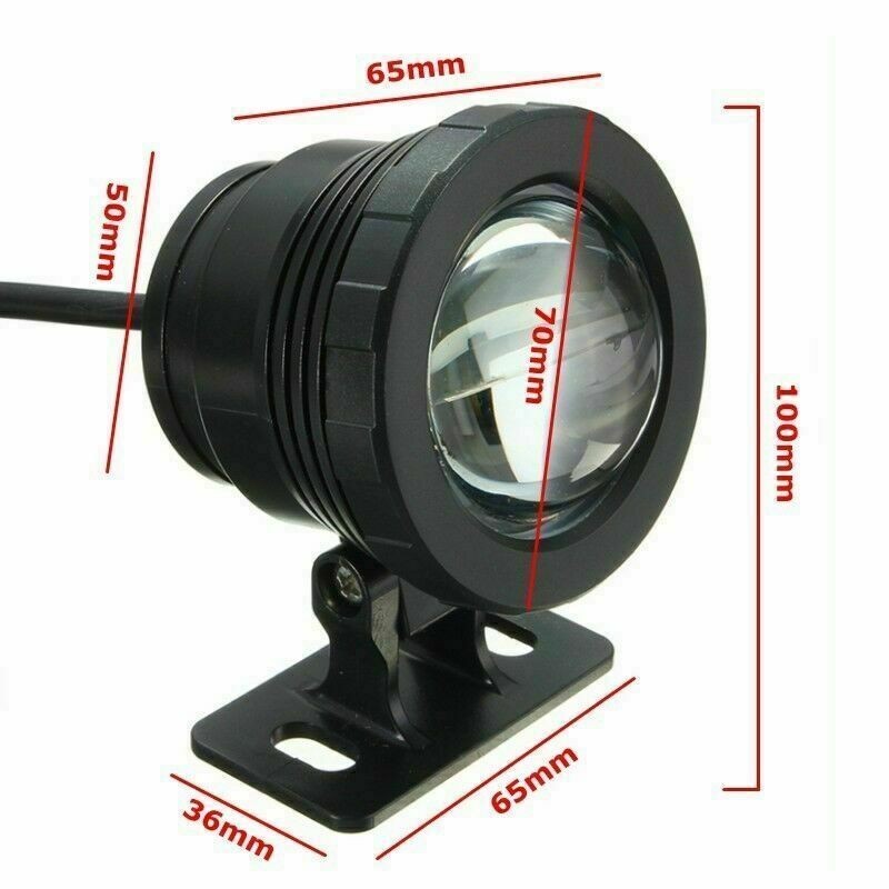 DRIWEI Faretto proiettore LED 10W immersione subacqueo luce fredda ...