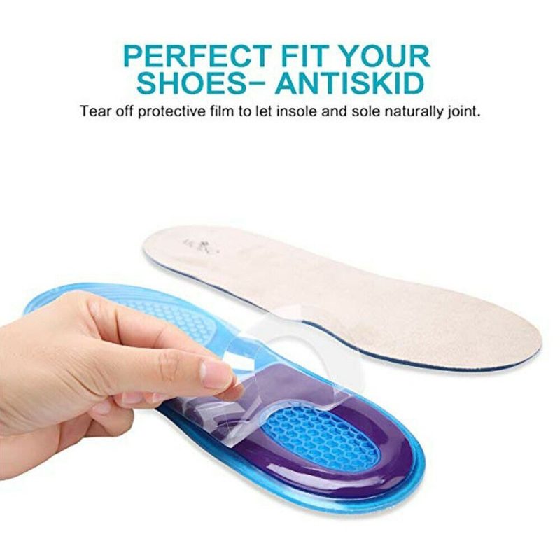 DOBO 2 Solette gel Memory Foam scarpe uomo plantare silicone suppor...