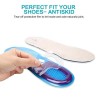 DOBO 2 Solette gel Memory Foam scarpe uomo plantare silicone suppor...