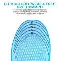 2 Solette gel Memory Foam scarpe uomo plantare silicone supporto massaggianti