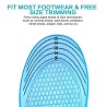 DOBO 2 Solette gel Memory Foam scarpe uomo plantare silicone suppor...