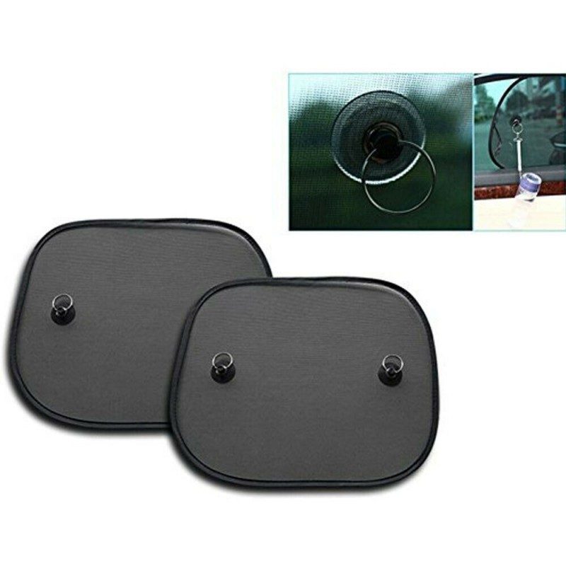 XONE DISTRIBUZIONE 2x Tendine parasole auto universali 44x38cm vetr...