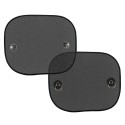2x Tendine parasole auto universali 44x38cm vetro laterale finestrini flessibili