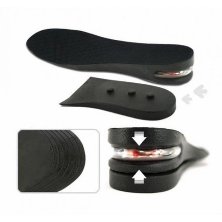 Solette alzatacco da uomo con cuscino d'aria