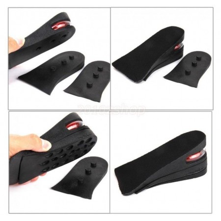 Solette alzatacco da uomo con cuscino d'aria