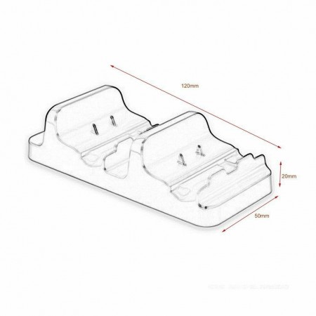 Stand NERO supporto ricarica controller Xbox ONE S doppio caricatore Joystick