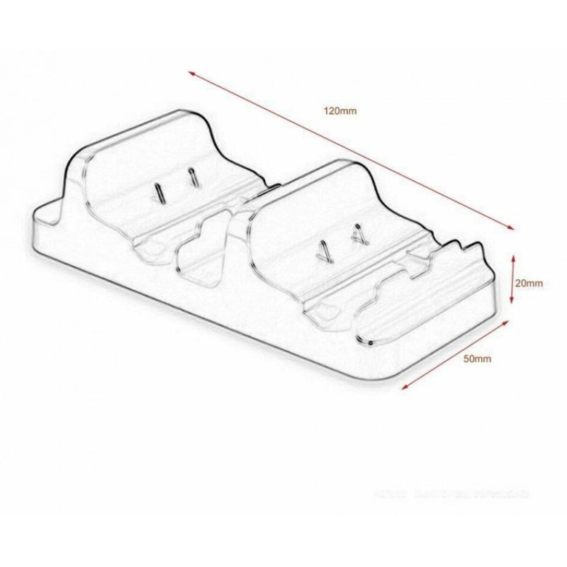 Generico Stand NERO supporto ricarica controller Xbox ONE S doppio ...
