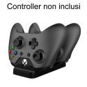 Stand NERO supporto ricarica controller Xbox ONE S doppio caricatore Joystick