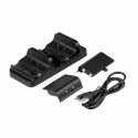 Stand NERO supporto ricarica controller Xbox ONE S doppio caricatore Joystick