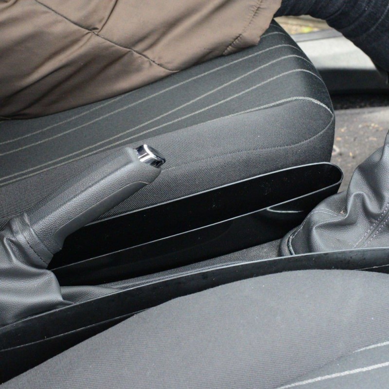 2 pezzi Organizzatore da auto tra sedili e vano centrale organizer porta oggetti da incastrare tra i sedili