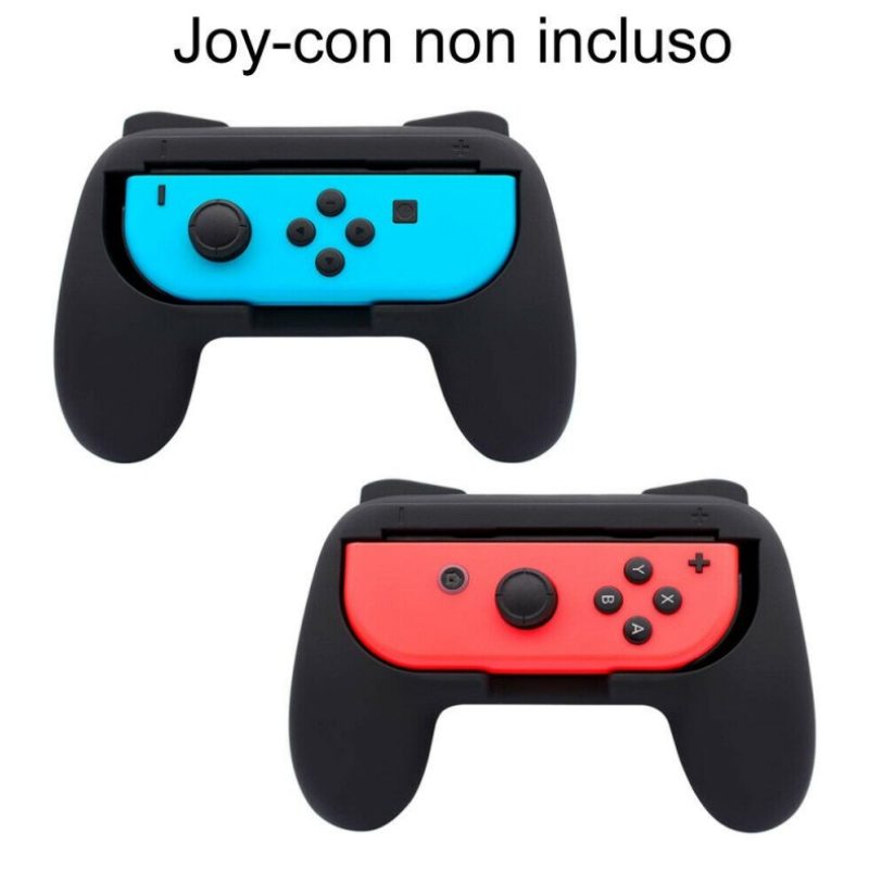 Generico 2x Controller grip ergonomici Joy- con Nintendo Switch con...