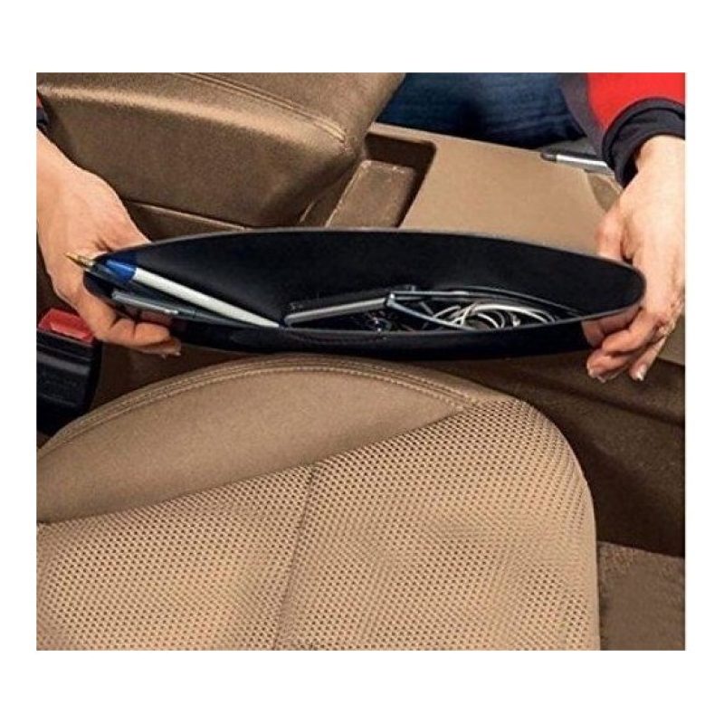 2 pezzi Organizzatore da auto tra sedili e vano centrale organizer porta oggetti da incastrare tra i sedili