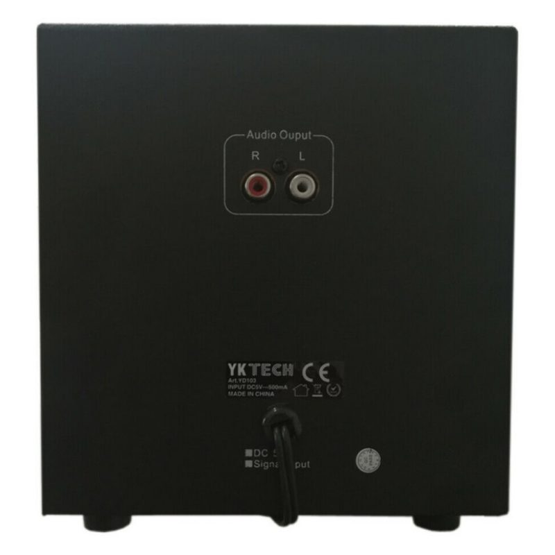YK TECH® Casse audio PC stereo multimedia sistema altoparlanti JD10...