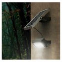 Faretto LED SMD esterno 120W IP67 faro pannello solare 6500K sensore movimento
