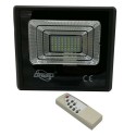 Faretto LED SMD esterno 120W IP67 faro pannello solare 6500K sensore movimento