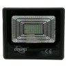 DRIWEI Faretto LED SMD esterno 120W IP67 faro pannello solare 6500K...