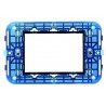 Cilia 10x Supporti placca blu 3 moduli pulsanti interruttori prese ...
