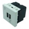 Cilia Modulo presa C2219 attacco USB doppio 2.1A caricatore compati...