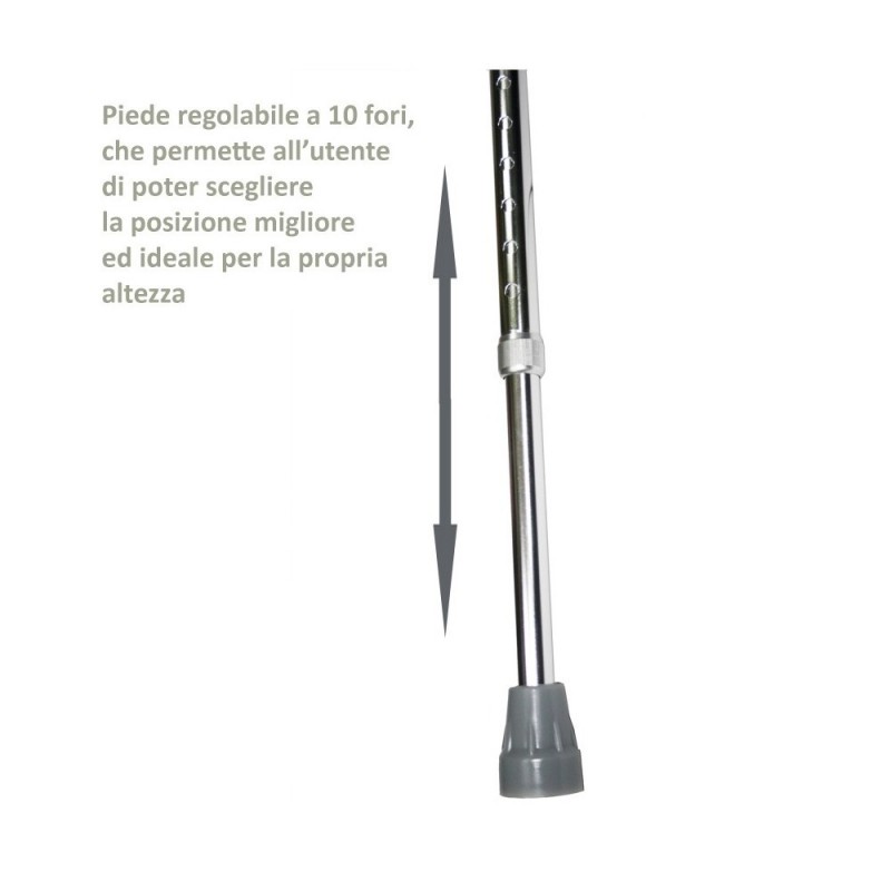 DOBO Coppia Stampelle Canadesi bastoni antiscivolo leggero allumini...