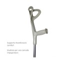 Coppia Stampelle Canadesi bastoni antiscivolo leggero alluminio regolabili